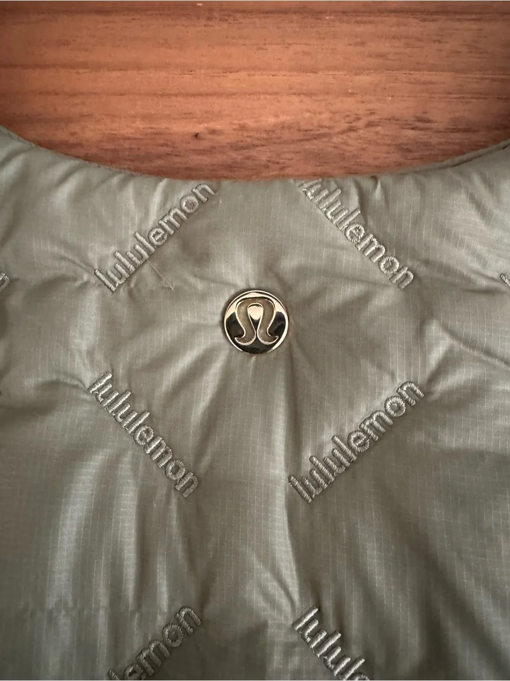 Lululemon olive Quilted Pleasures shoulder bag